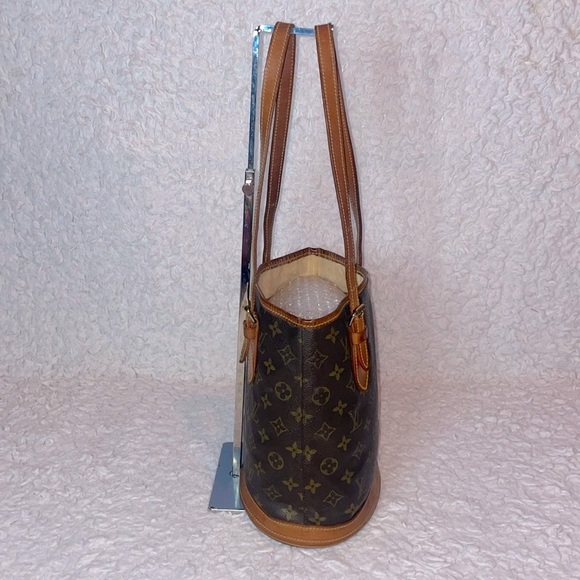 Louis Vuitton LV Monogram Petit PM Bucket Shoulder Bag Purse - Picture 7 of 17